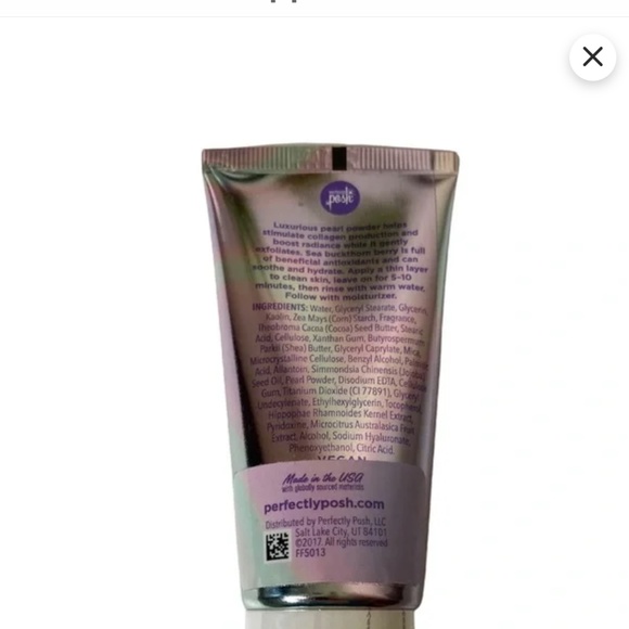 Perfectly Posh❣️SALE❣️$10~PEARLfectionest~exfoliating face mask~New and Sealed - Picture 5 of 5
